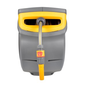 Hozelock Auto Reel Schlauchtrommel mit 30m Schlauch, grau/gelb.