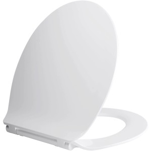 Euroshowers WC Sitz Slim mit Absenkautomatik extra flach weiß