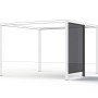 Siena Garden Sichtblende 150x210 cm für Schattenmanufaktur Pergola, anthrazit.