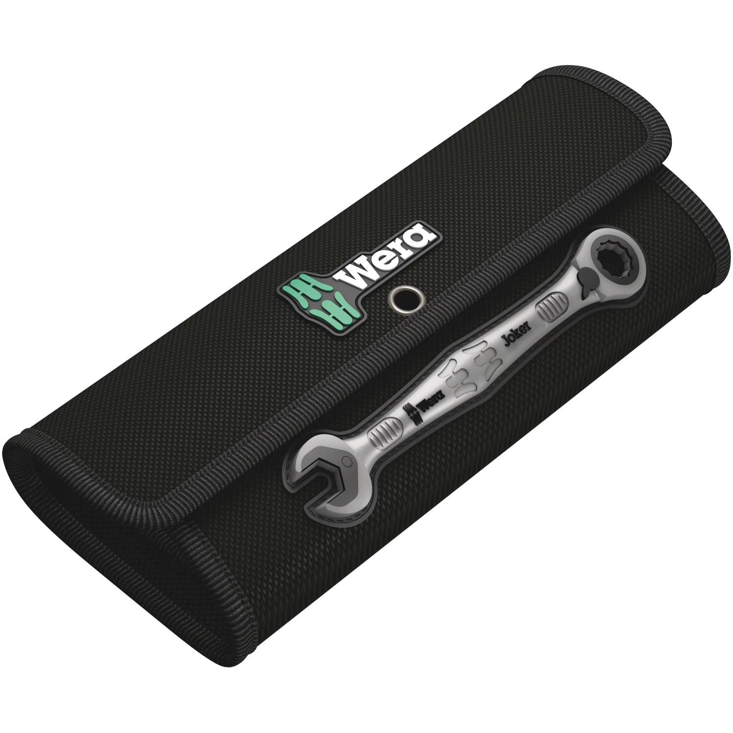 Wera Joker Maul-Ringratschenschlüssel-Satz, 11-teilig (8-19 mm) in schwarzer Tasche.