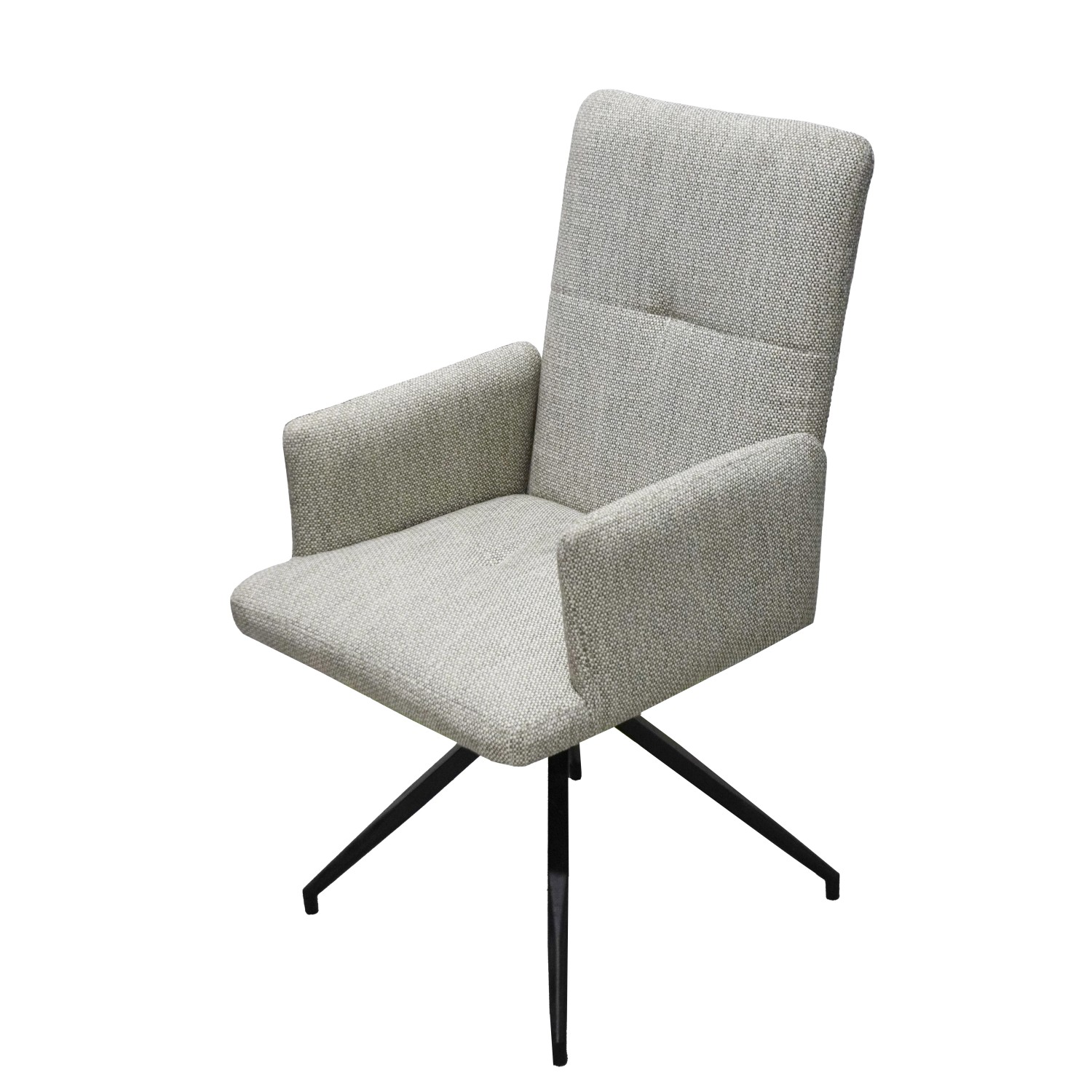 Garden Pleasure Drehstuhl Zevio 2er Set 94 cm x 56 cm x 62 cm Hellgrau-Anth günstig online kaufen