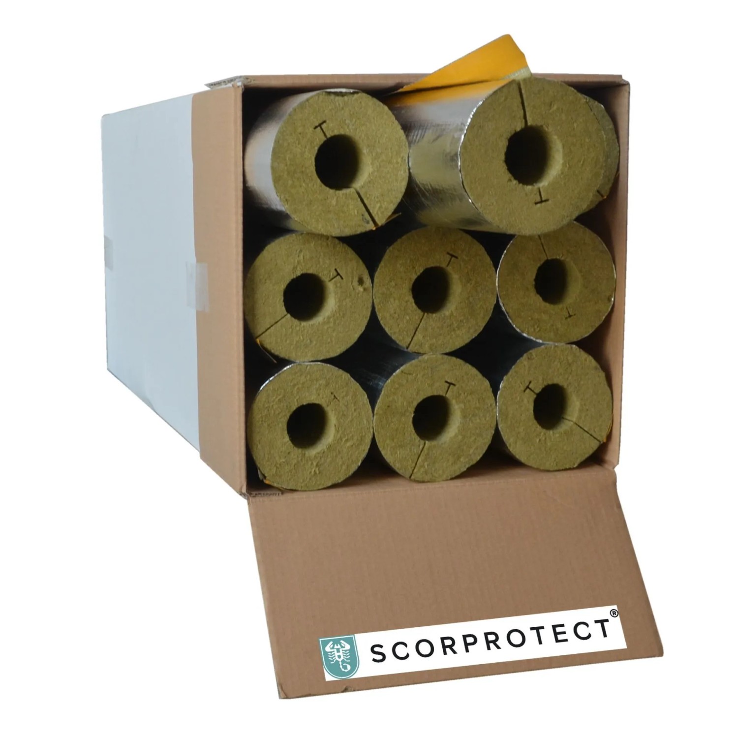 Scorprotect Karton Rohrisolierung Alu 48 MM X 40 MM