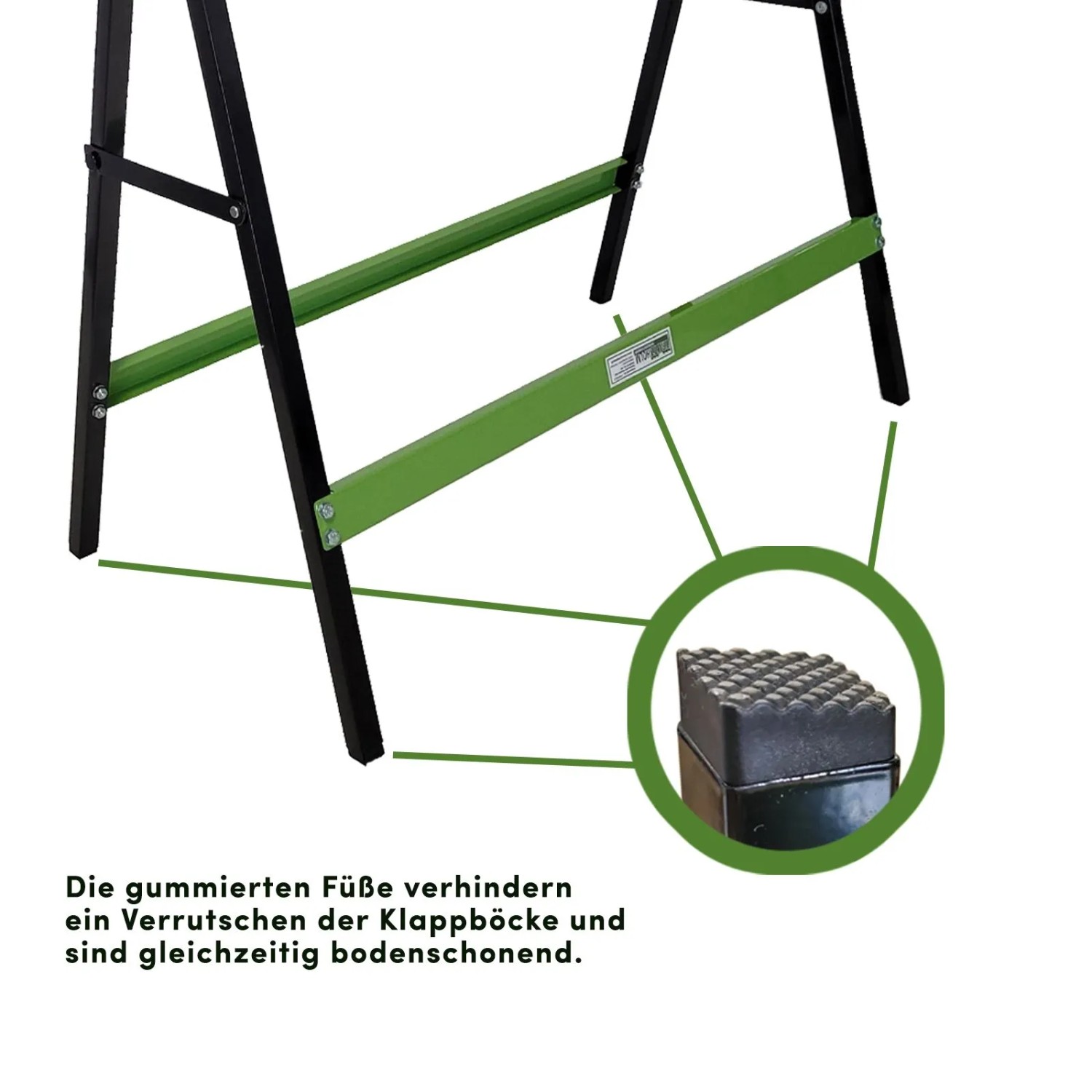 TRUTZHOLM Sägebock klappbar 2er Set 200 kg Traglast kaufen bei OBI