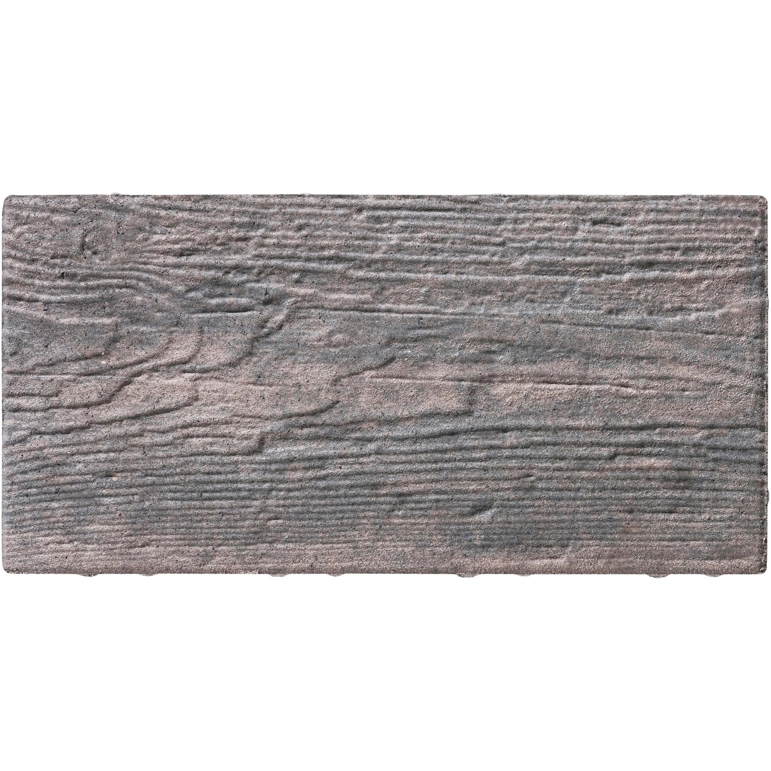 Diephaus Terrassenplatte Ruda Terra mit Holzstruktur, 40x20x6 cm, Beton Pflasterstein