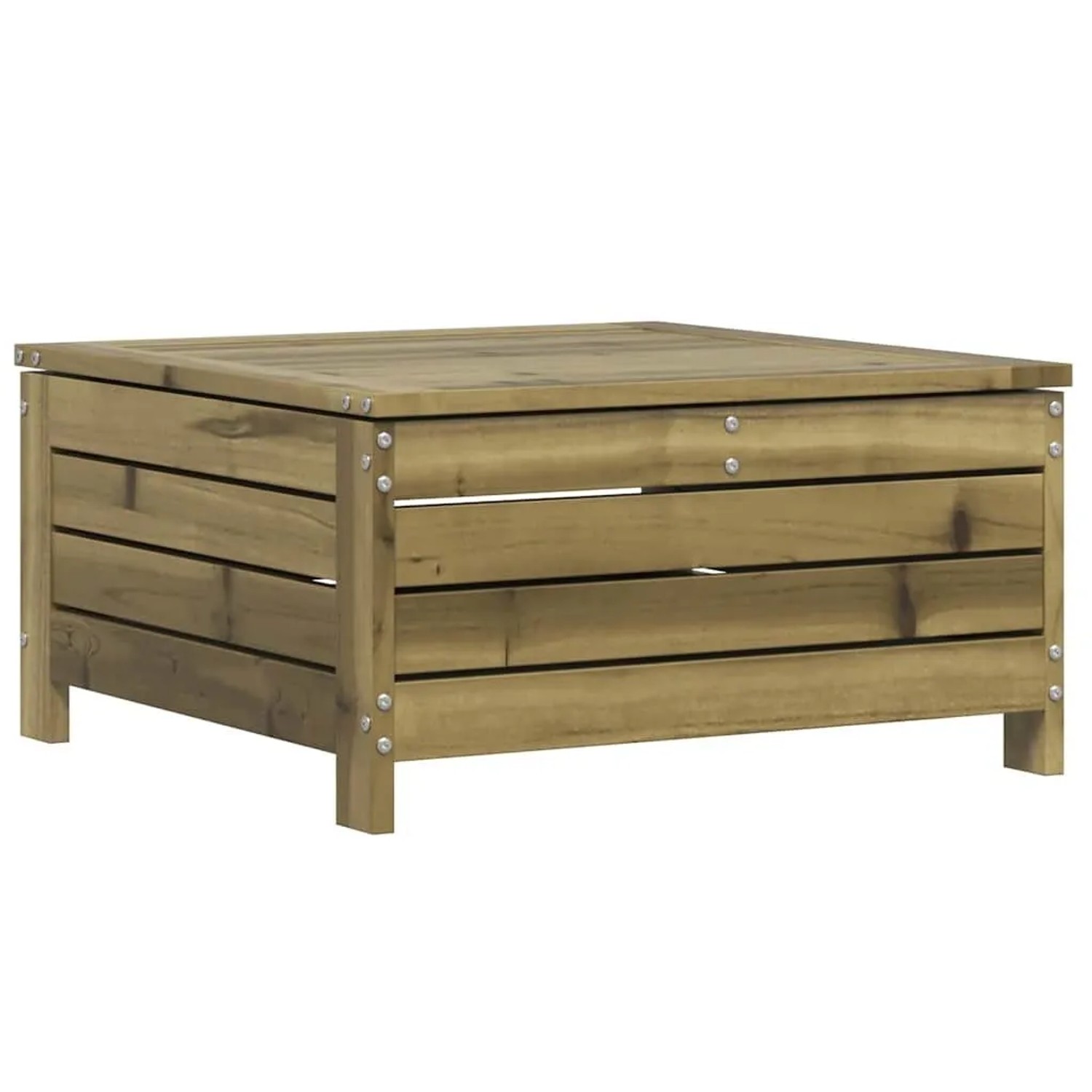 vidaXL Gartenhocker 62x63,5x32 cm Kiefernholz Imprägniert 844902