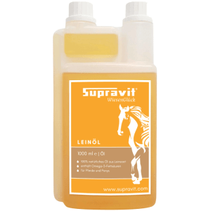 Supravit Leinöl Liquid für Pferde Ergänzungsfuttermittel