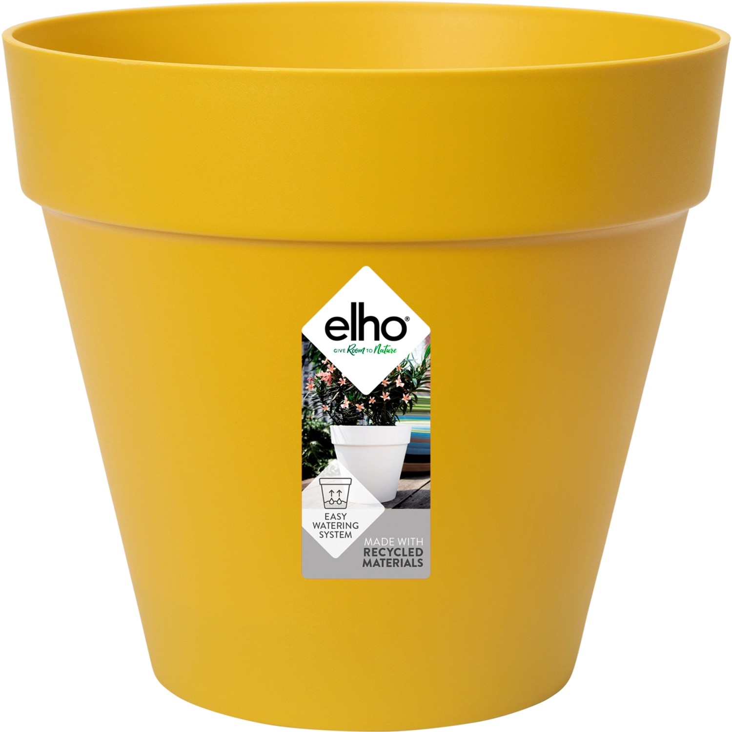 Elho Blumentopf Loft Urban Ø 30 cm x 26 cm Ocker günstig online kaufen