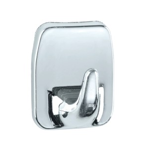 Wenko Wandhaken Universal Chrom, 2er-Pack, für Bad und Haushalt.