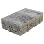 EHL Pflasterstein AquaDrän Microfase, weiß-anthrazit, 15x22,5x6 cm. Ökopflaster für wasserdurchlässige Flächen.