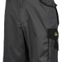 Hans Schäfer Arbeitshose Short Athos, grau-schwarz, Gr. 48. Kurze, robuste Workwear Hose mit vielen Taschen.