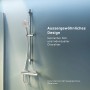 AM.PM Duscharmatur-Set mit Thermostat und Handbrause, Chrom. Komplettset für die Dusche.