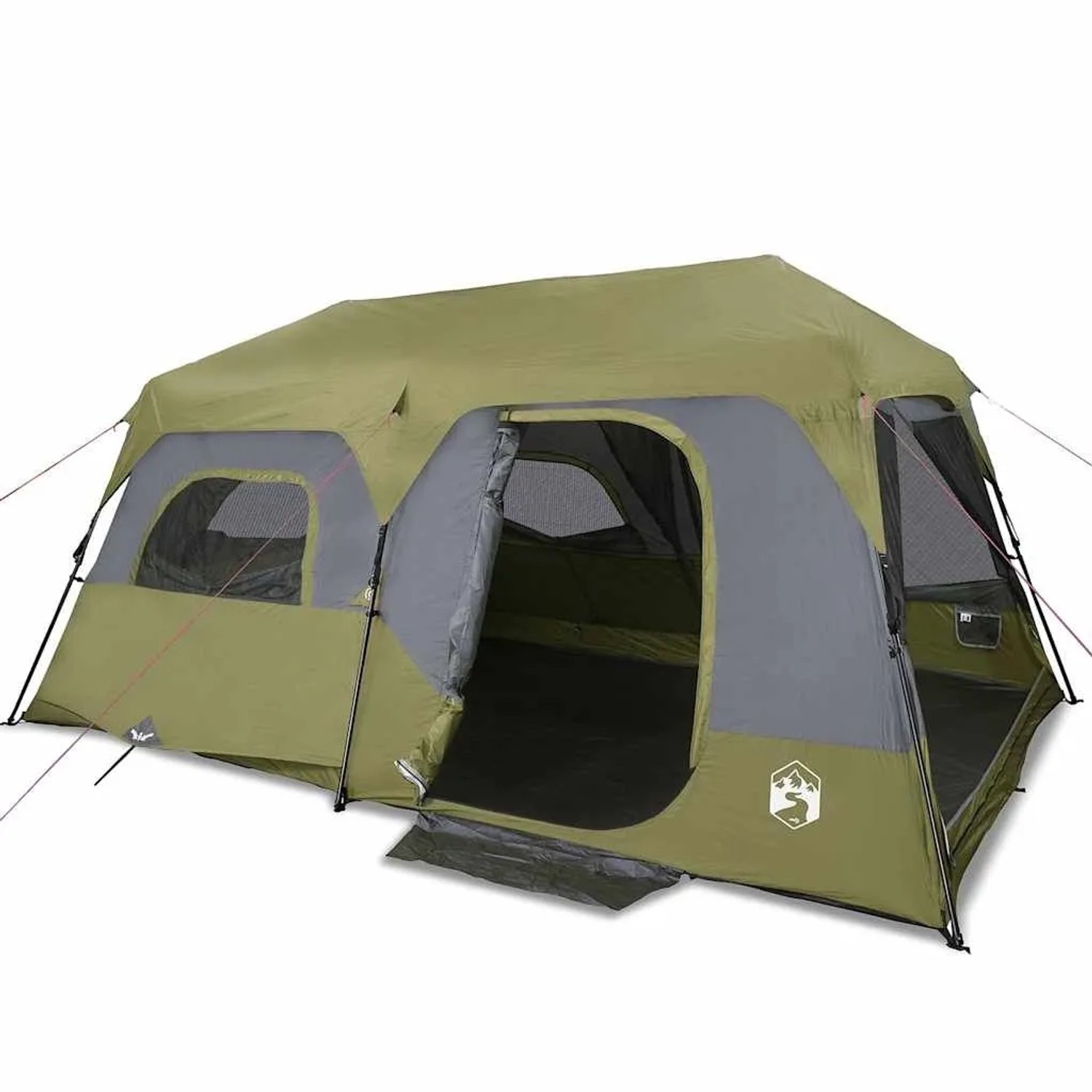 Furnicato Familienzelt Campingzelt Kabine Grün 441 X 288 X 217 Cm
