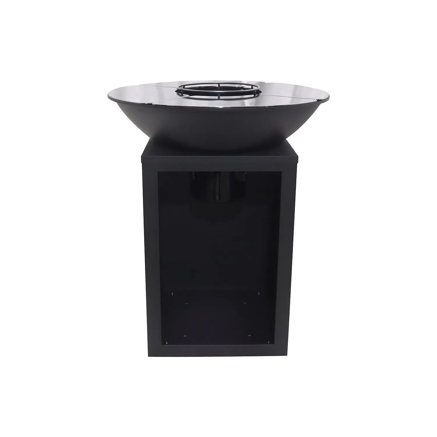 Vente-unique Grill Ignos Schwarz 80 cm