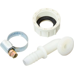 LUX Winkelverschraubung Ø 10 mm, Schlauchverbinder aus Kunststoff und Metall.