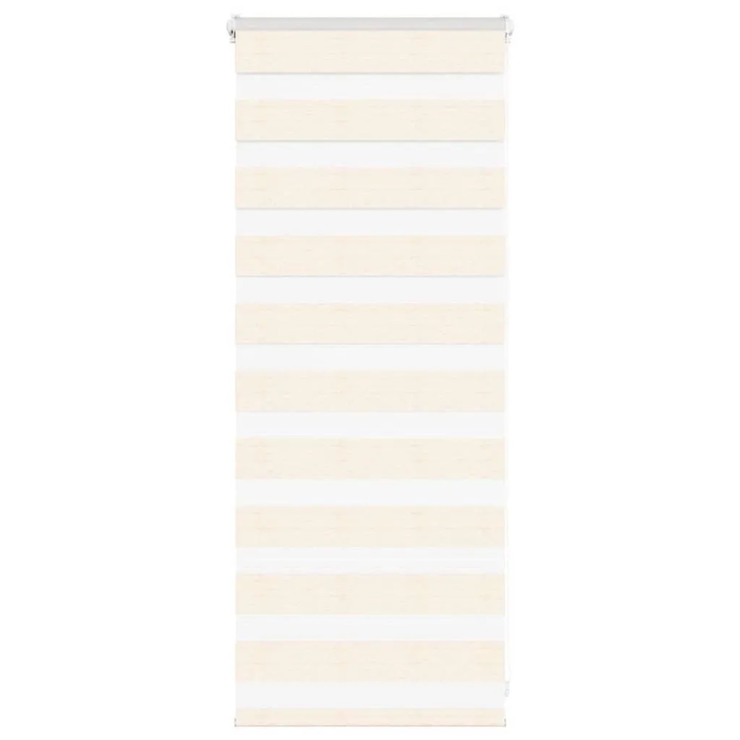 vidaXL Doppelrollo Marmorbeige 55x100 cm Stoffbreite 50,9 cm Polyester 4014616