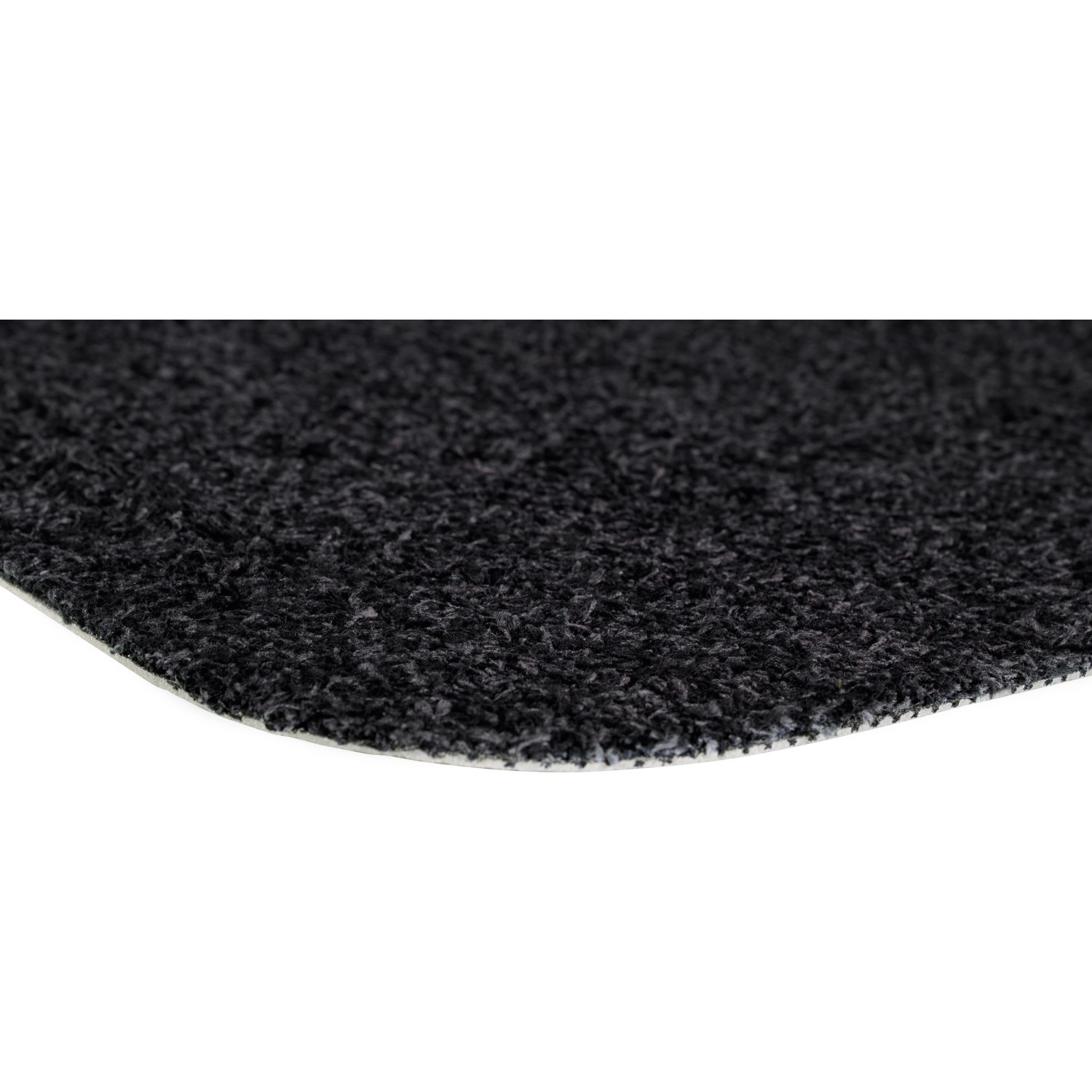 Anthrazitfarbene OBI Baumwollmatte, 50x80 cm, für den Innenbereich. Fußmatte mit rutschhemmender Rückseite.