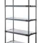 Graues PROREGAL Kunststoffregal Big Grey Bear mit 5 Böden, Fachlast 160kg, 180x110x46cm.