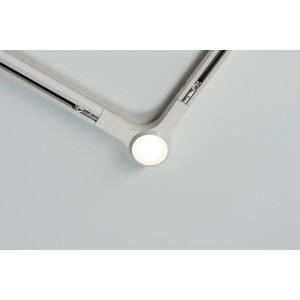 Paulmann URail L-Verbinder, weiß, mit LED-Licht für Schienensysteme.