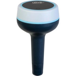 Gre Digitales Poolthermometer Graphite zur Messung der Wassertemperatur.