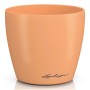 Lechuza Classico Color Pflanzgefäß, Ø 11cm, Papaya. Übertopf für Innenräume.