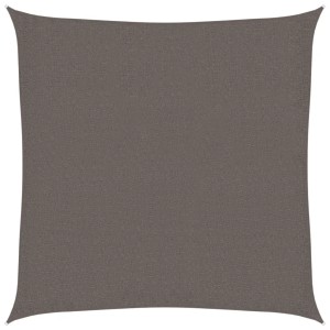Quadratisches vidaXL Sonnensegel 3x3 m in Anthrazit aus HDPE-Gewebe mit UV-Schutz für Garten und Terrasse.