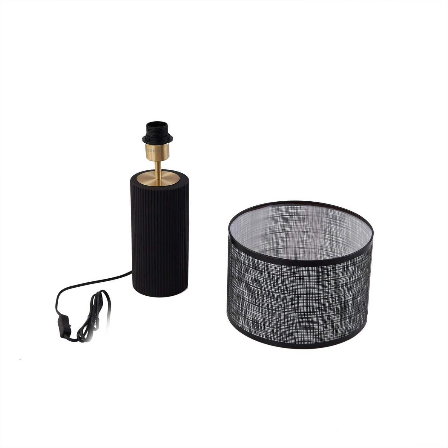 Lindby Tischlampe Sorscha 10030129 Modern in Schwarz aus Glas 1-flammig E27 Wohnzimmerleuchte_11