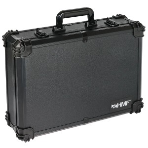 HMF 15702-02 Werkzeugkoffer Leer Werkzeugkasten Groß Individuelle Fachaufteilung 46 x 33 x 15 cm