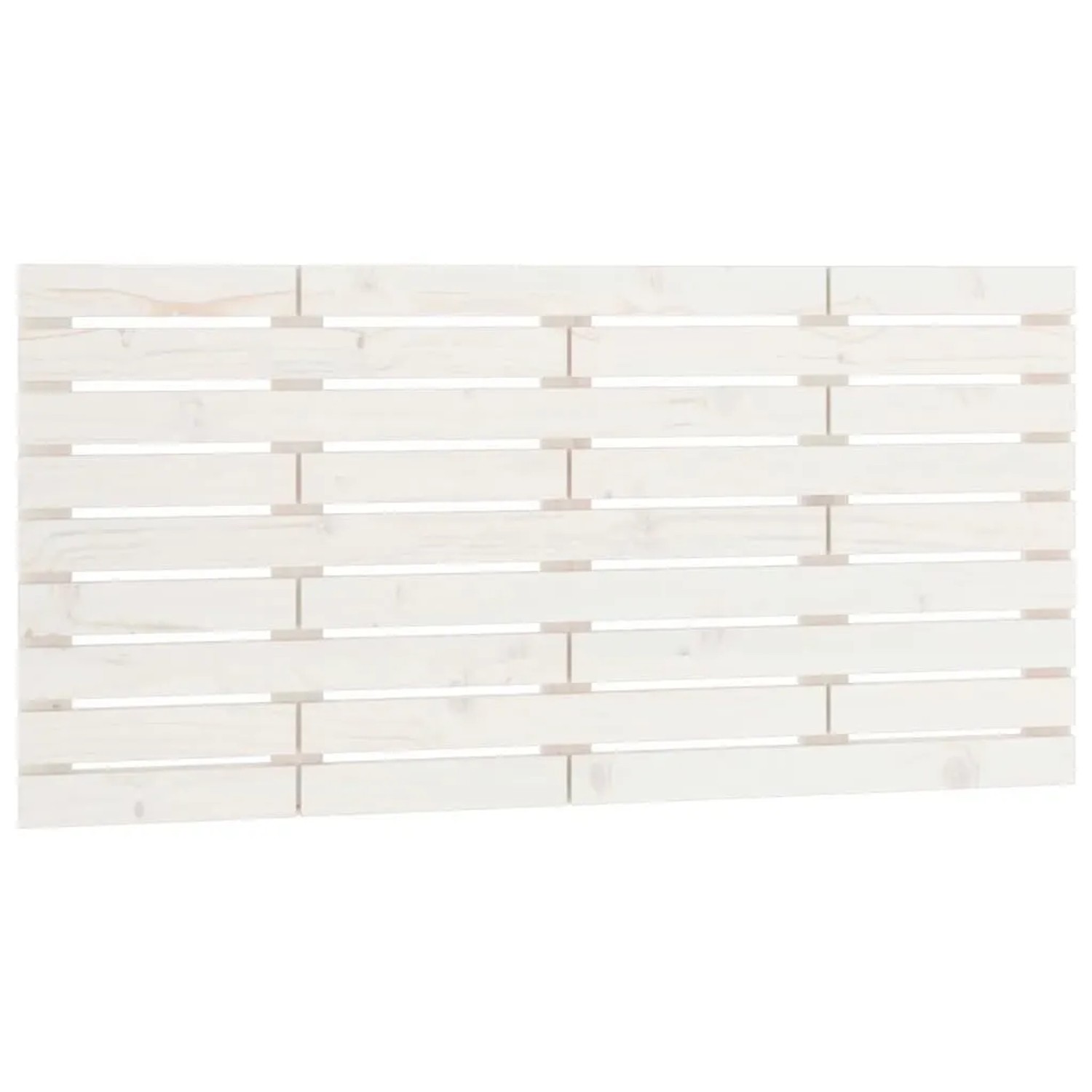 vidaXL Wand-Kopfteil Weiß 146x3x63 cm Massivholz Kiefer 824734