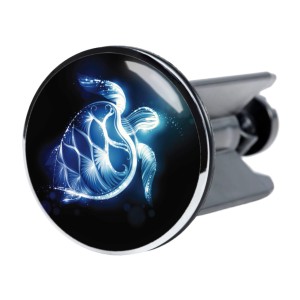 Sanilo Waschbeckenstöpsel mit leuchtender Schildkröte für alle Waschbecken.