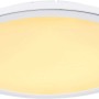 Weiße LED-Deckenleuchte Samu, Ø 50cm, dimmbar mit Farbwechsel und Fernbedienung.