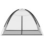 Schwarzes vidaXL Moskitonetz im mongolischen Stil, 200x200x135 cm, für Camping & Zuhause.