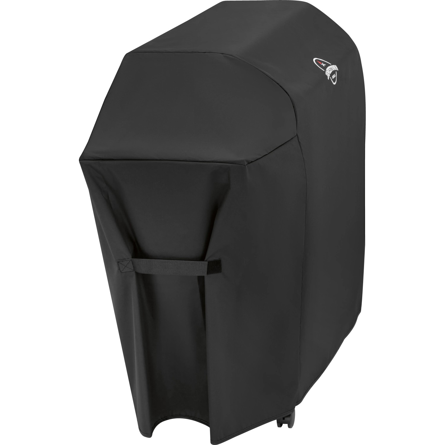 Schwarze Jamestown Wetterschutzhülle für Kane 6 Brenner Gasgrill.
