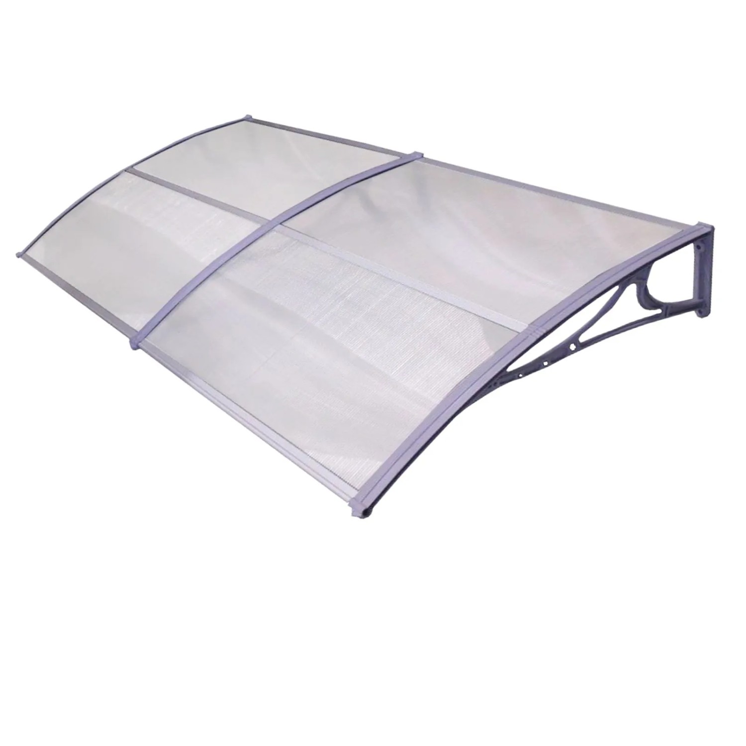 TRUTZHOLM Haustürvordach 97 x 295 cm Hohlkammerplatte Aluabschlussleiste Gr günstig online kaufen