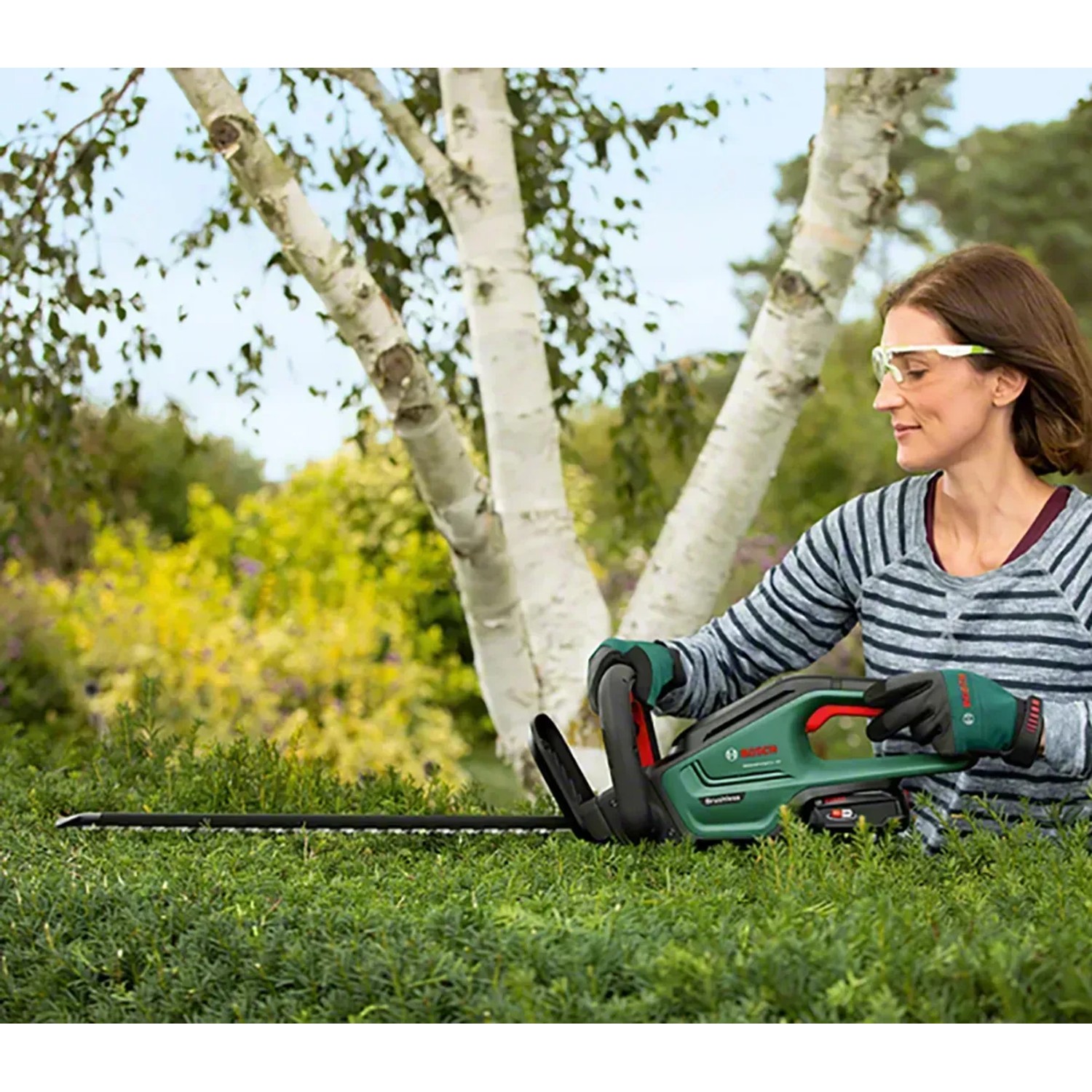 OUTSUNNY - Elektro-Heckenschere Mit 51cm Schnittlä Produktbild-Vorschau 9