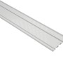 Weiße Gardinia Aluminium Vorhangschiene, 3-läufig, 150 cm lang.