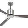 CASAFAN Eco Neo III Deckenventilator, Chrom gebürstet, Nussbaum/Kirschbaum Flügel