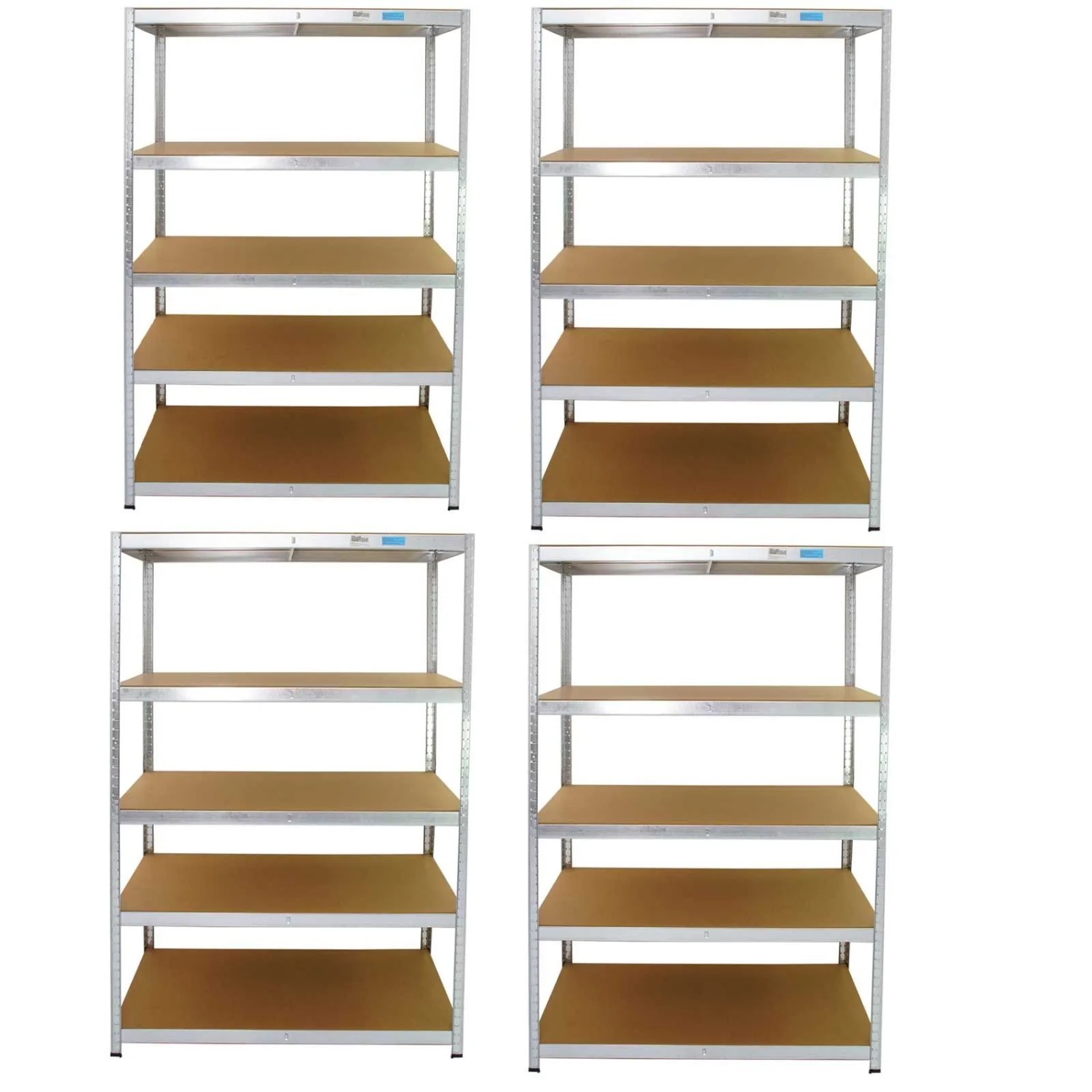 TRUTZHOLM 4er Set XXL Schwerlastregal 180x120x60 cm 875 kg Traglast Lagerregal