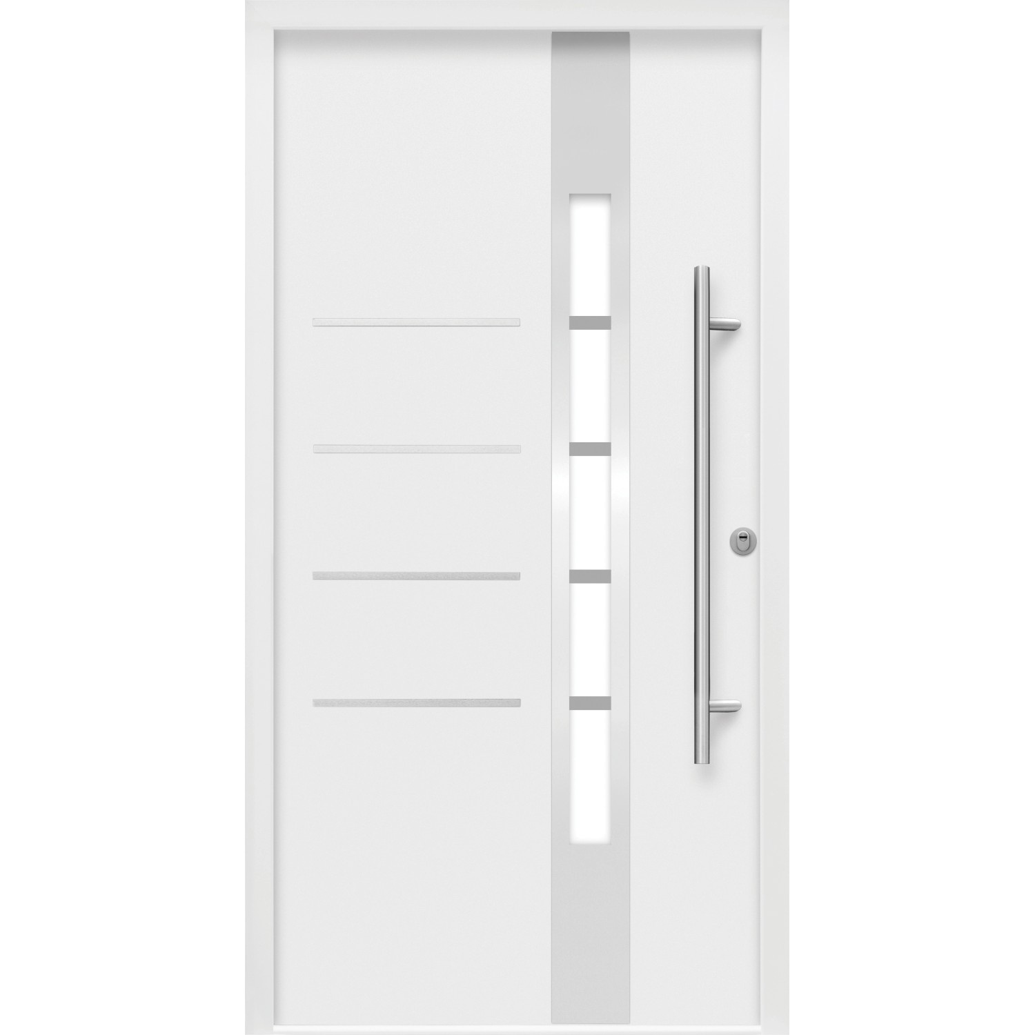 Splendoor Thermospace Haustür Berlin Prime 100x210 cm Weiß R günstig online kaufen