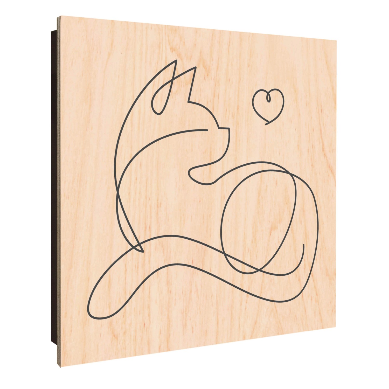 Banjado Schlüsselkasten Holz 30x30cm Schwarz Scharnier Rechts 50 Haken Desi günstig online kaufen