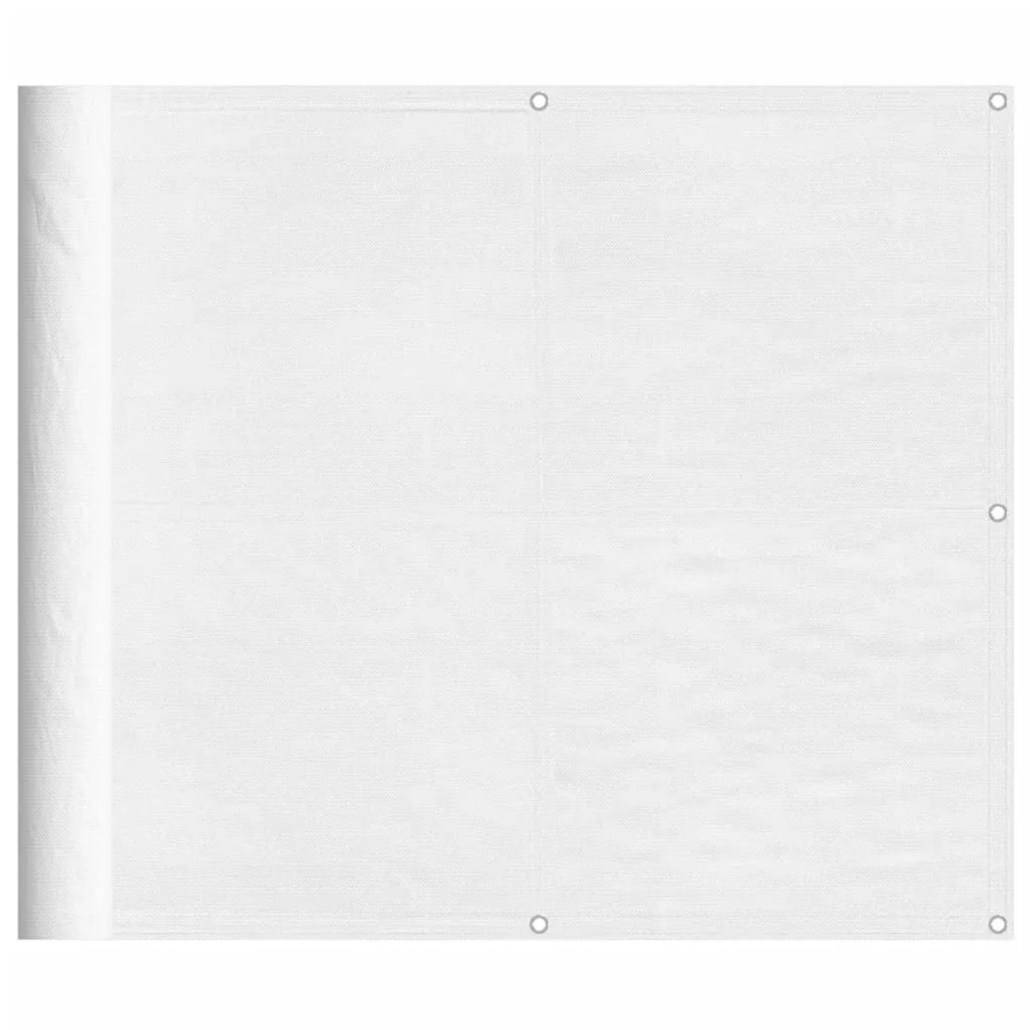vidaXL Balkon-Sichtschutz Weiß 90x1000 cm 100 % Polyester-Oxford 4000097 günstig online kaufen