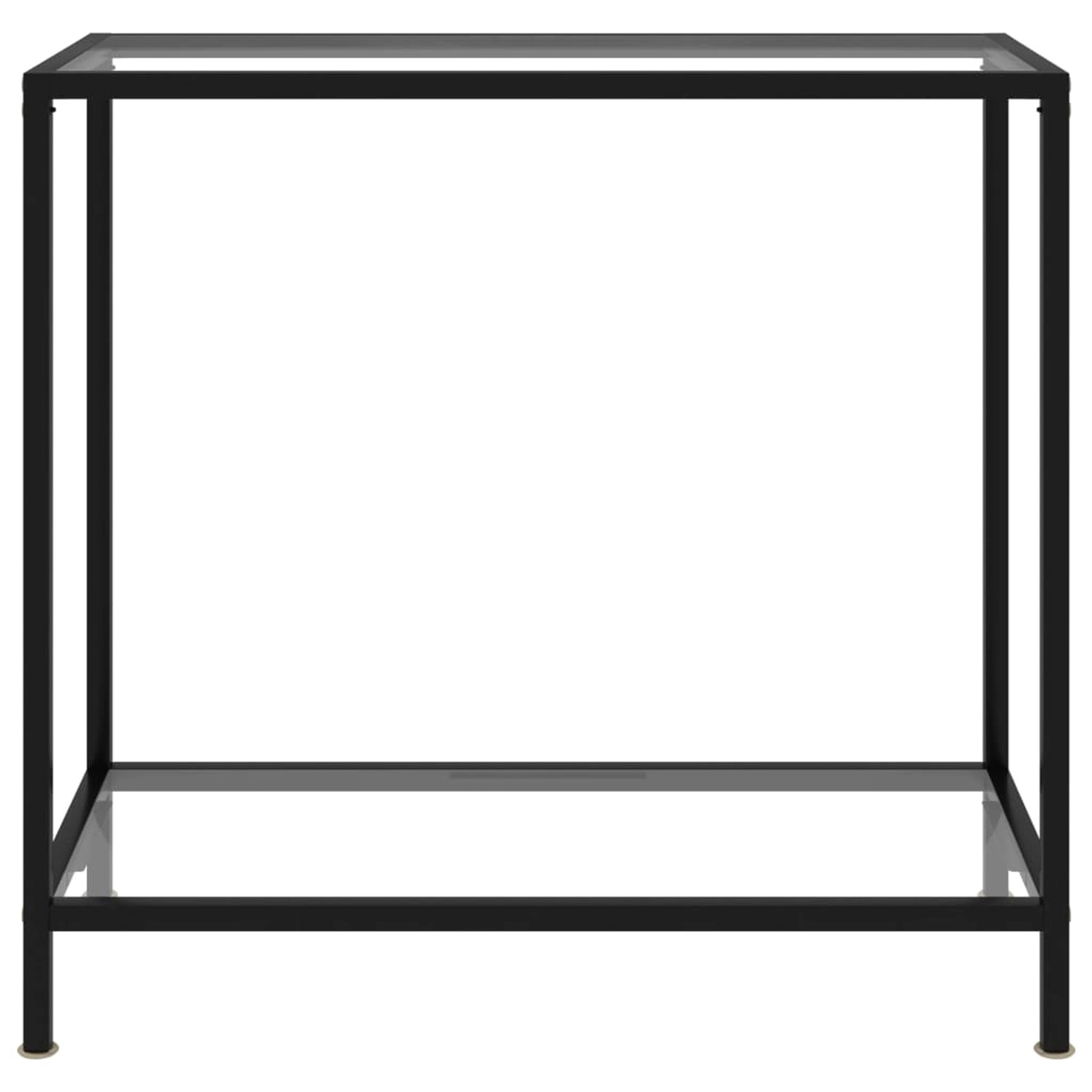 Konsolentisch Transparent 80x35x75 Cm Hartglas günstig online kaufen