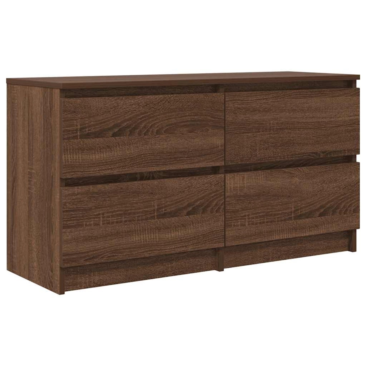 vidaXL TV-Schrank Braun Eichen-Optik 100x35x54 cm Holzwerkstoff 861802