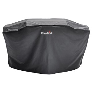 Schwarze Char-Broil Wetterschutzhaube für Versa-Tile und Griddle 3400 Gasgrills.