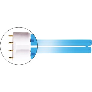 Heissner UVC-Lampe 55W für Teichklärer, Typ PL-L, zur Wasserreinigung im Gartenteich.