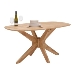 Premium Living Esstisch Jefferson Wildeiche Echtholz