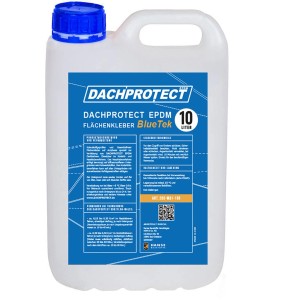 Dachprotect EPDM Flächenkleber BlueTek, 10 Liter Gebinde für Bauabdichtungen.
