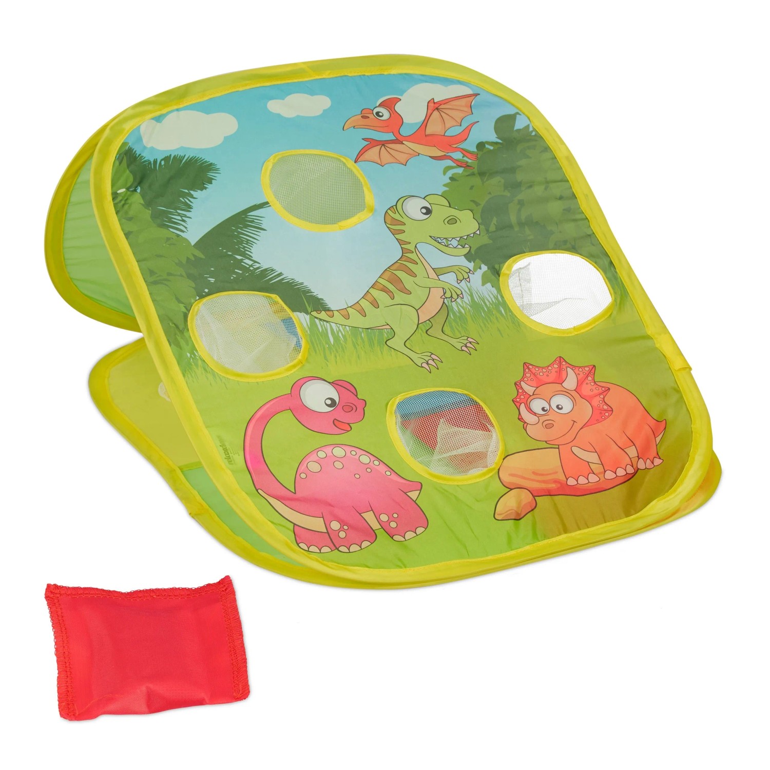 Relaxdays Sackloch Spiel Polyester Mehrfarbig Pop Up 30 cm x 50,5 cm x 58 cm