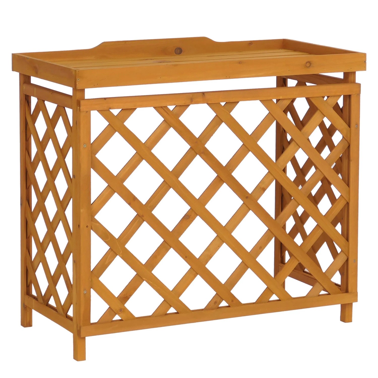 MCW Verkleidung Für Klimaanlage/Wärmetauscher Q14 Holz 78x90x45cm Natur