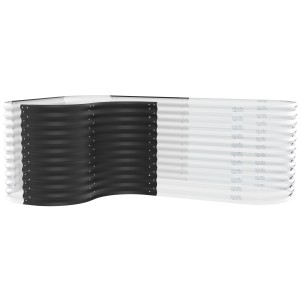 Vitavia Curve 858 Hochbeeterweiterung, schwarz, 80x80x86 cm, aus Zincalume®