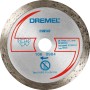 Dremel DSM540 Diamant-Trennscheibe für harte Materialien wie Fliesen, Beton und Keramik.